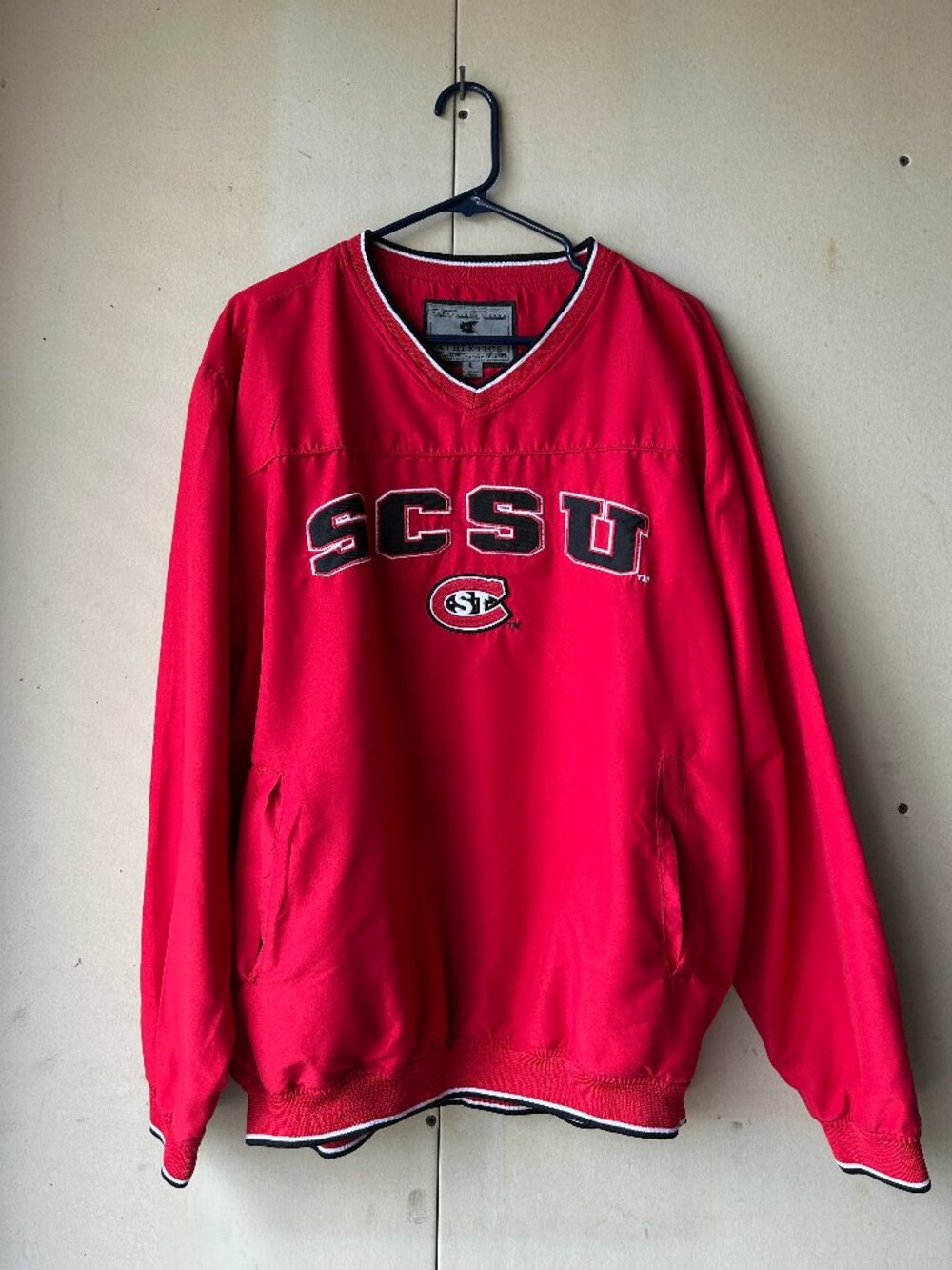 Vintage St. Cloud State University SCSU Pullover Jacket Size Large